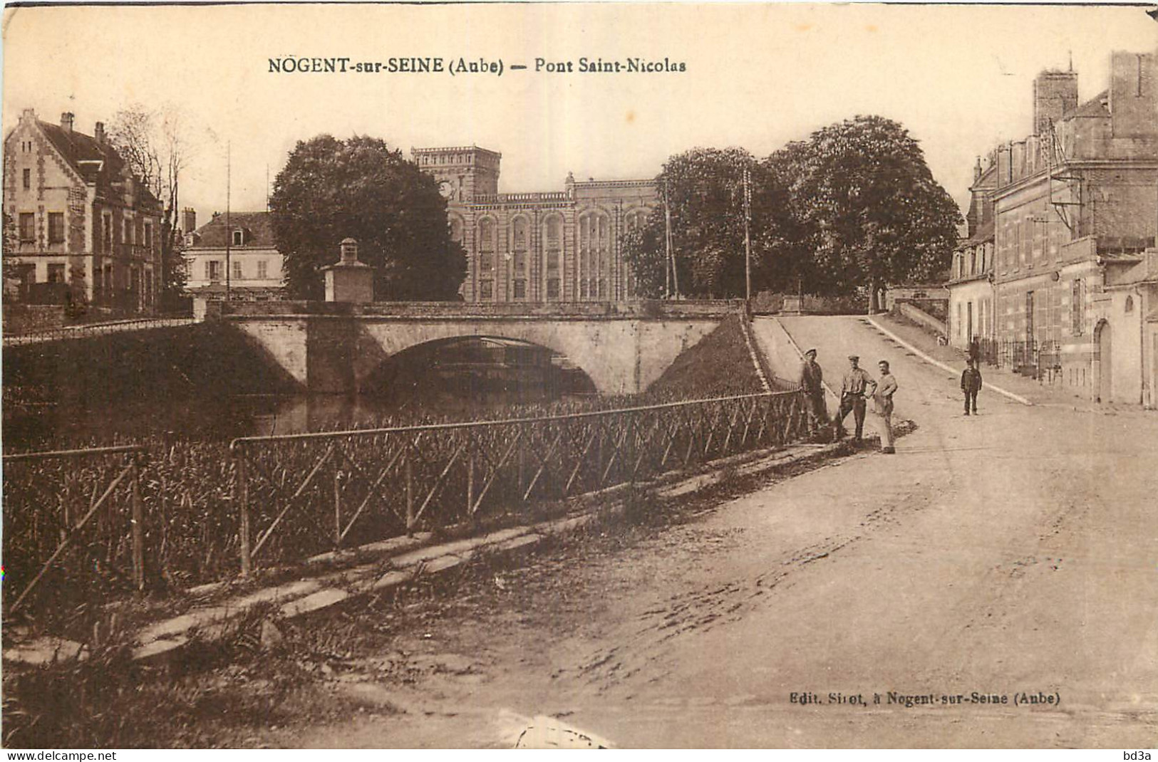 10 - NOGENT SUR SEINE  - PONT SAINT NICOLAS - Edit. Sirot à Nogent sur Seine