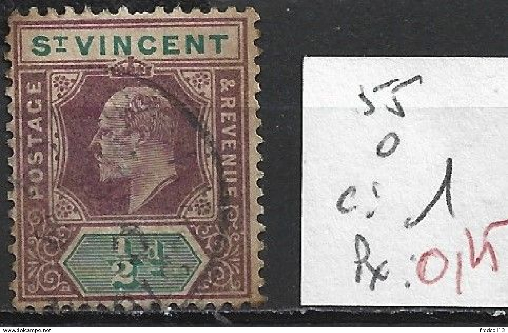 SAINT-VINCENT 55 Oblitéré Côte 1 € - St.Vincent (...-1979)