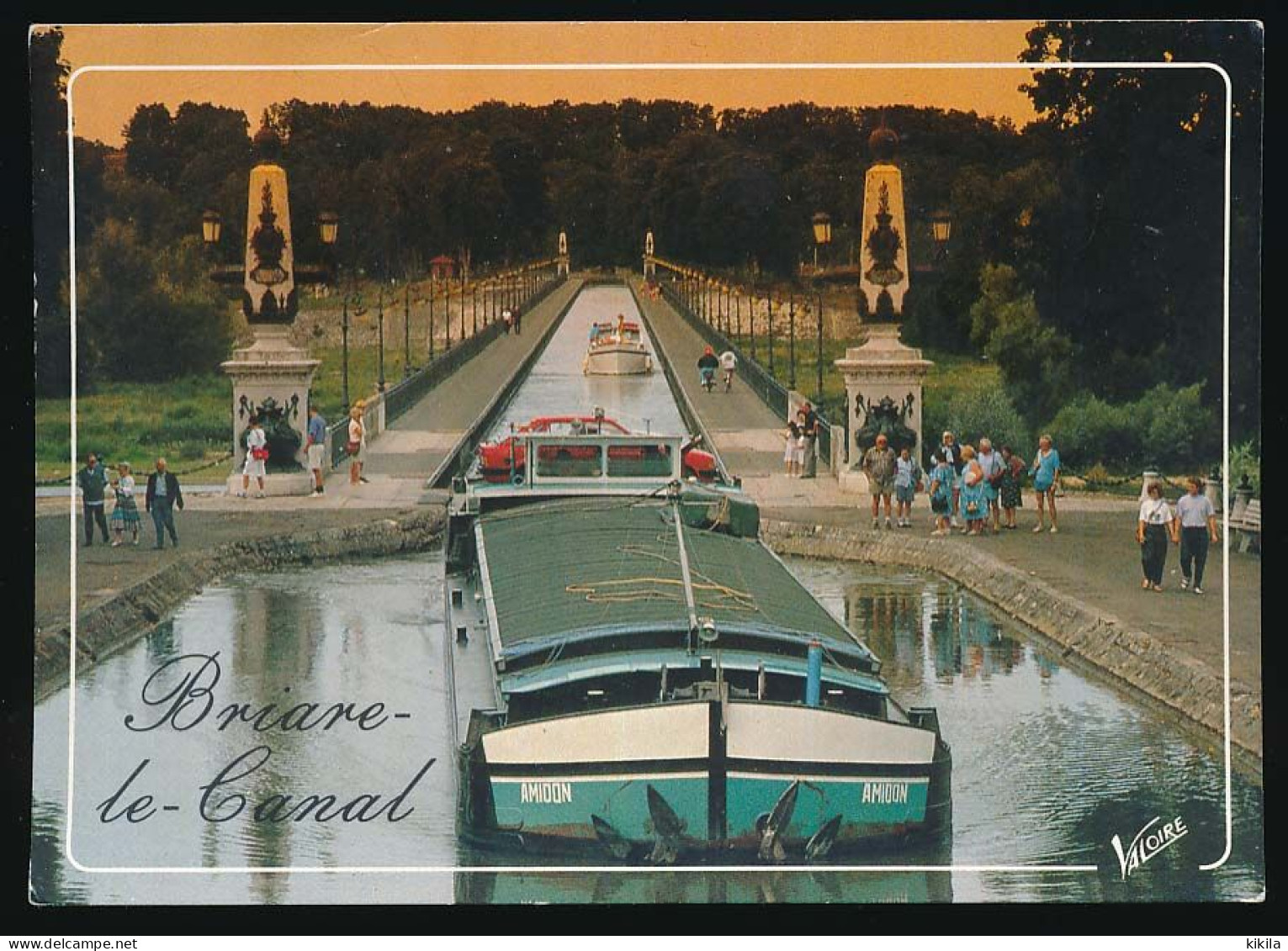 CPSM  / CPM 10,5 X 15  Loiret  BRIARE-LE-CANAL Le Pont-canal Commencé Oar Eiffel En1890 - Briare
