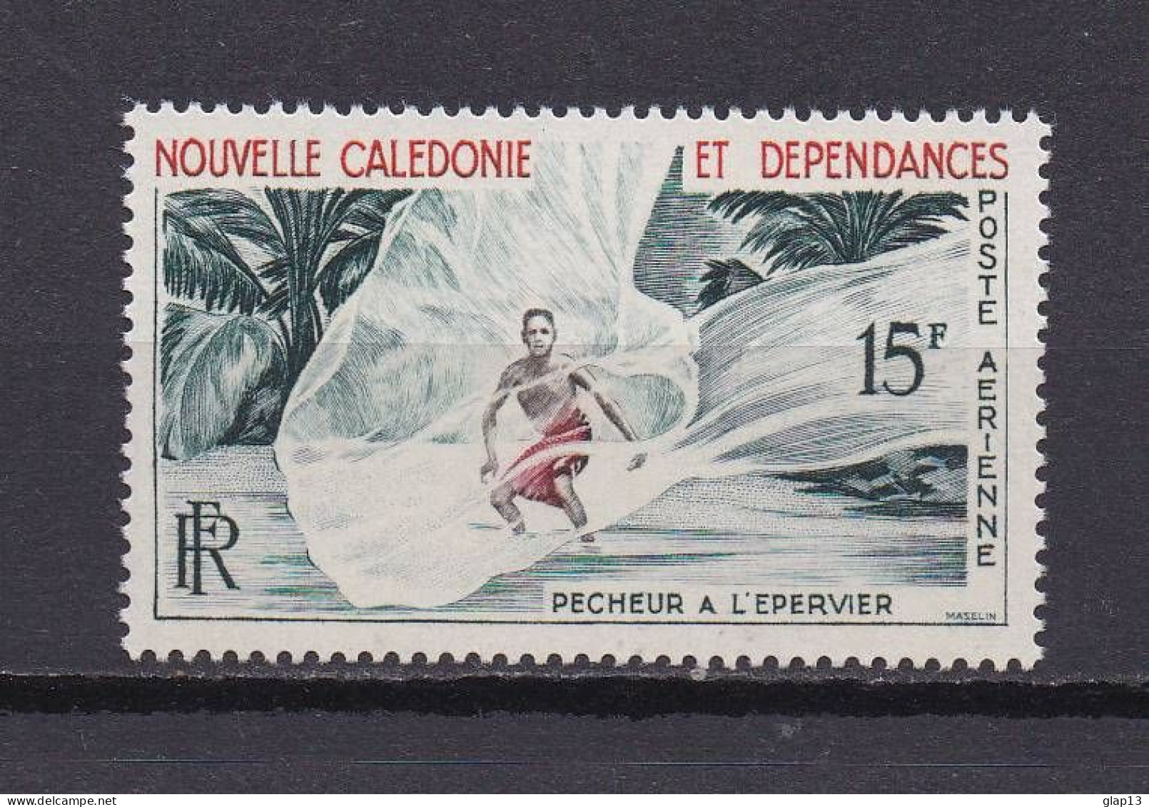 NOUVELLE-CALEDONIE 1955 PA N°67 NEUF** LA PECHE - Ungebraucht