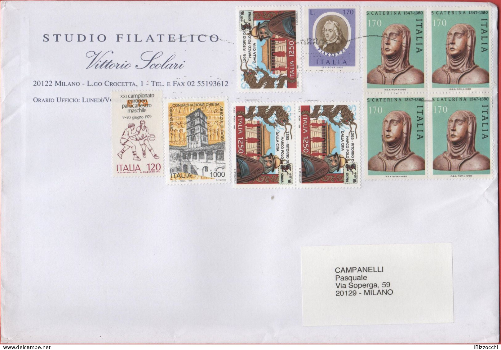 ITALIA - Storia Postale Repubblica - 1996 - 1000 5º Centenario Della Consacrazione Della Chiesa Dell'imperiale Abbazia D - 1991-00: Poststempel