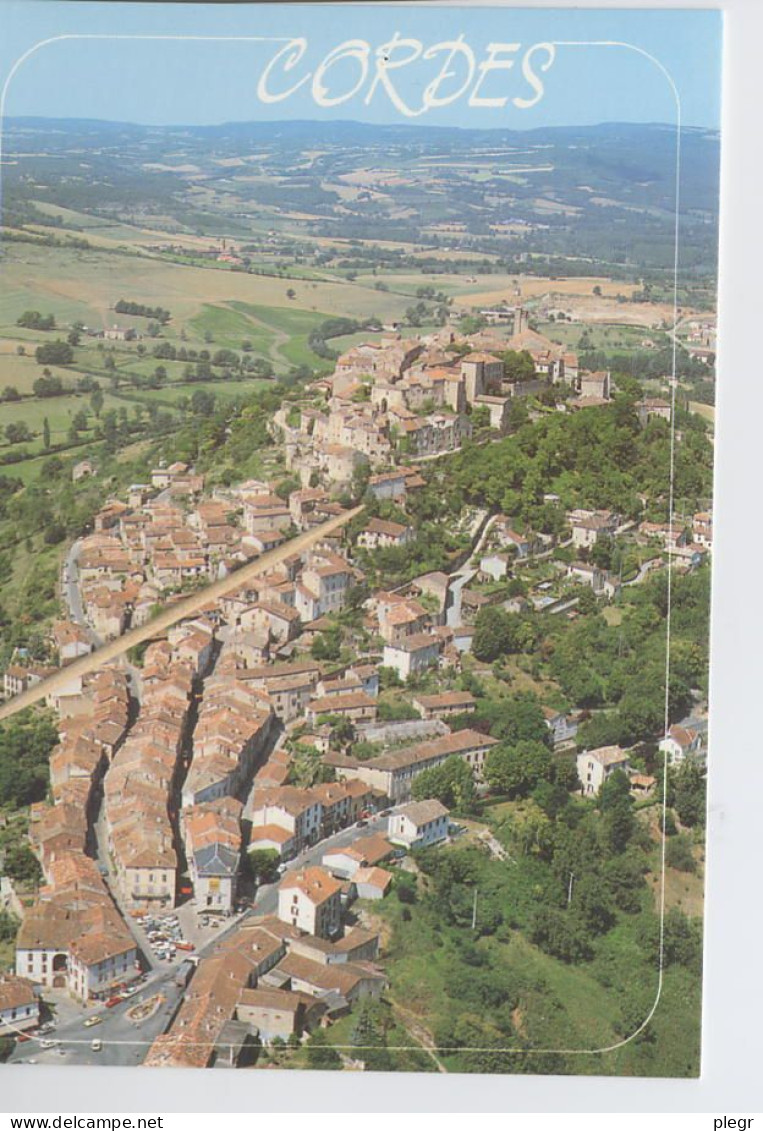 81069 02 01#0+14 - CORDES - VUE AERIENNE - Cordes