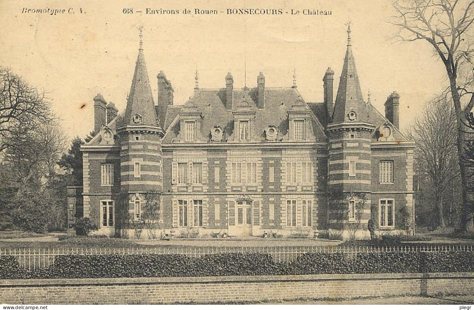 76103 01 09#1 - ENVIRONS DE ROUEN - BONSECOURS - LE CHÂTEAU - Bonsecours