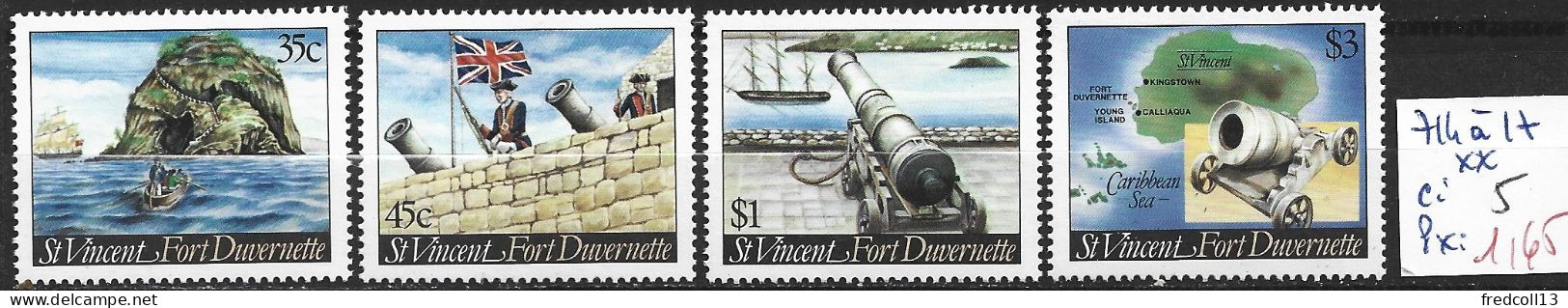 SAINT-VINCENT 714 à 17 ** Côte 5 € - St.Vincent (...-1979)