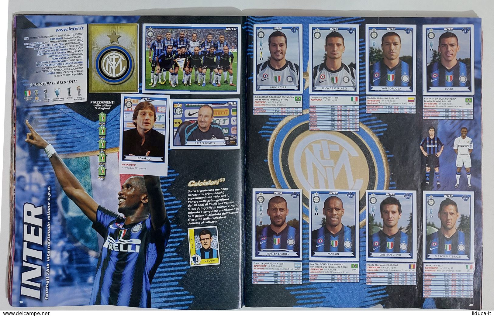 73335 Album Figurine Panini COMPLETO - CALCIATORI 2010-2011 - Italian Edition