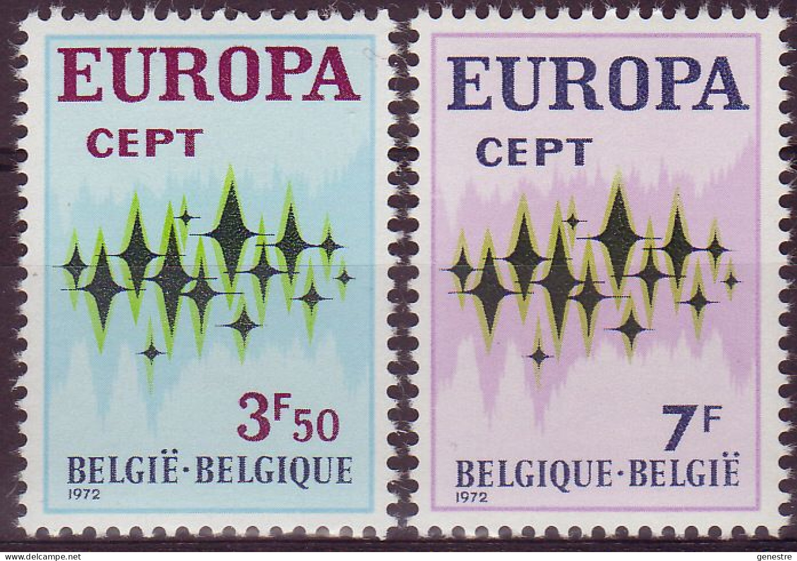 Belgique - 1972 - COB 1623 à 1624 ** (MNH) - Ungebraucht