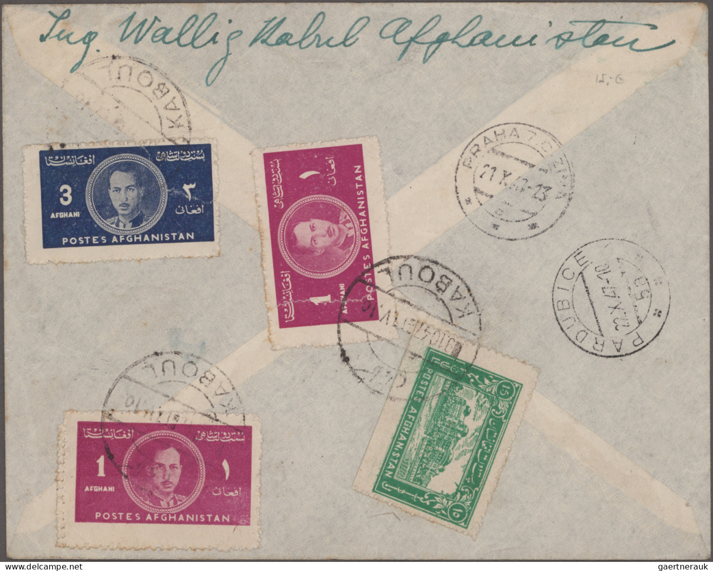 Afghanistan: 1927/1956 AIR MAIL: 18 Interesting Covers, Postcards, Picture Postc - Afghanistan