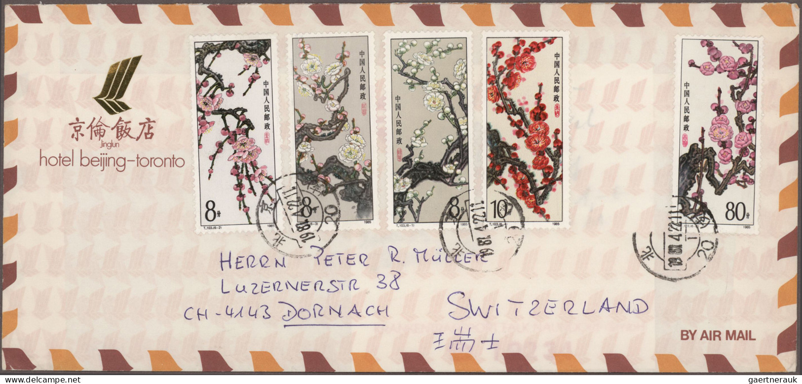 China: 1902/1996 (approx.), collection of covers and FDCs in album, including a