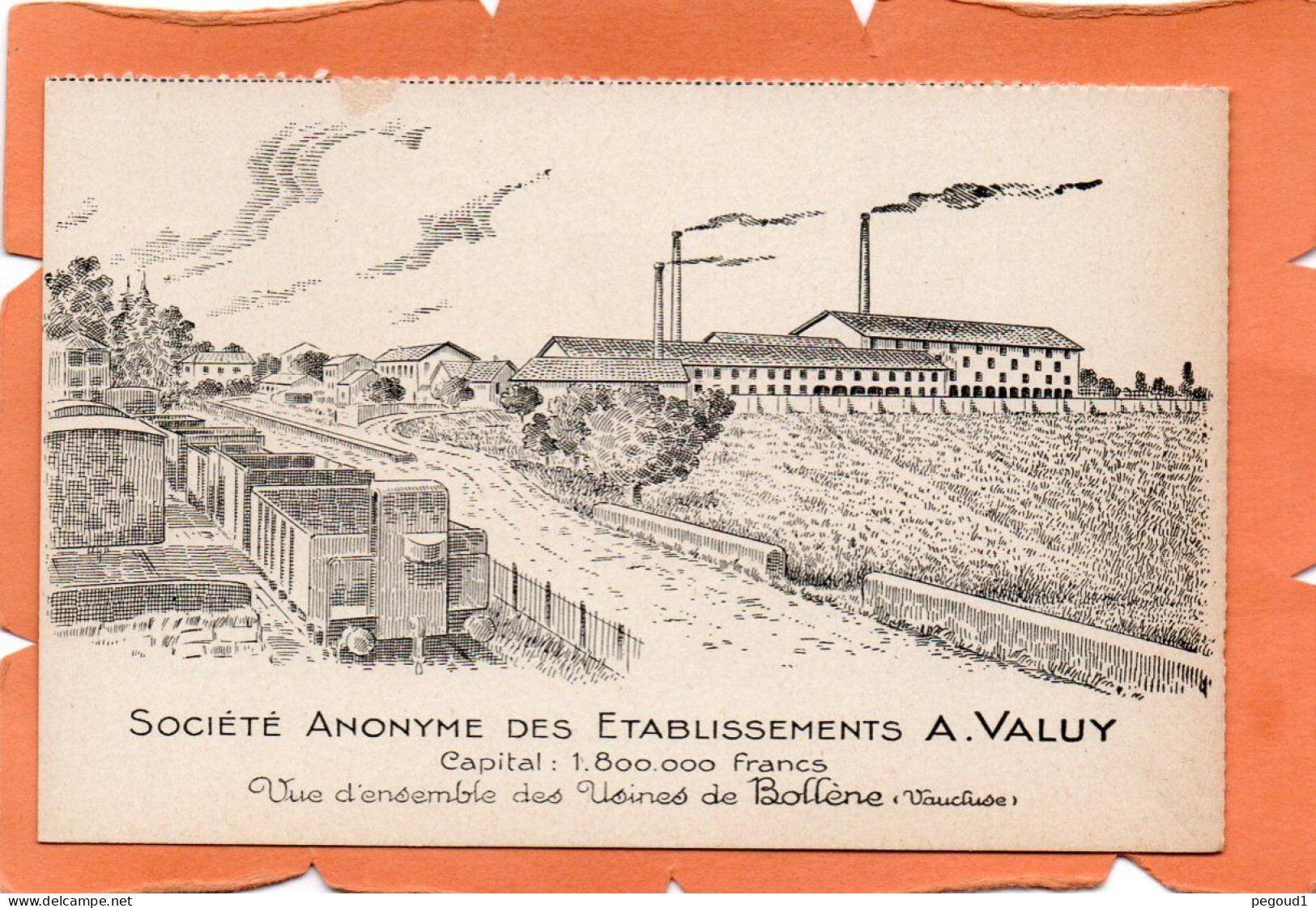 BOLLENE  (VAUCLUSE)  " Ets VALUY "  Achat Immédiat - Bollene