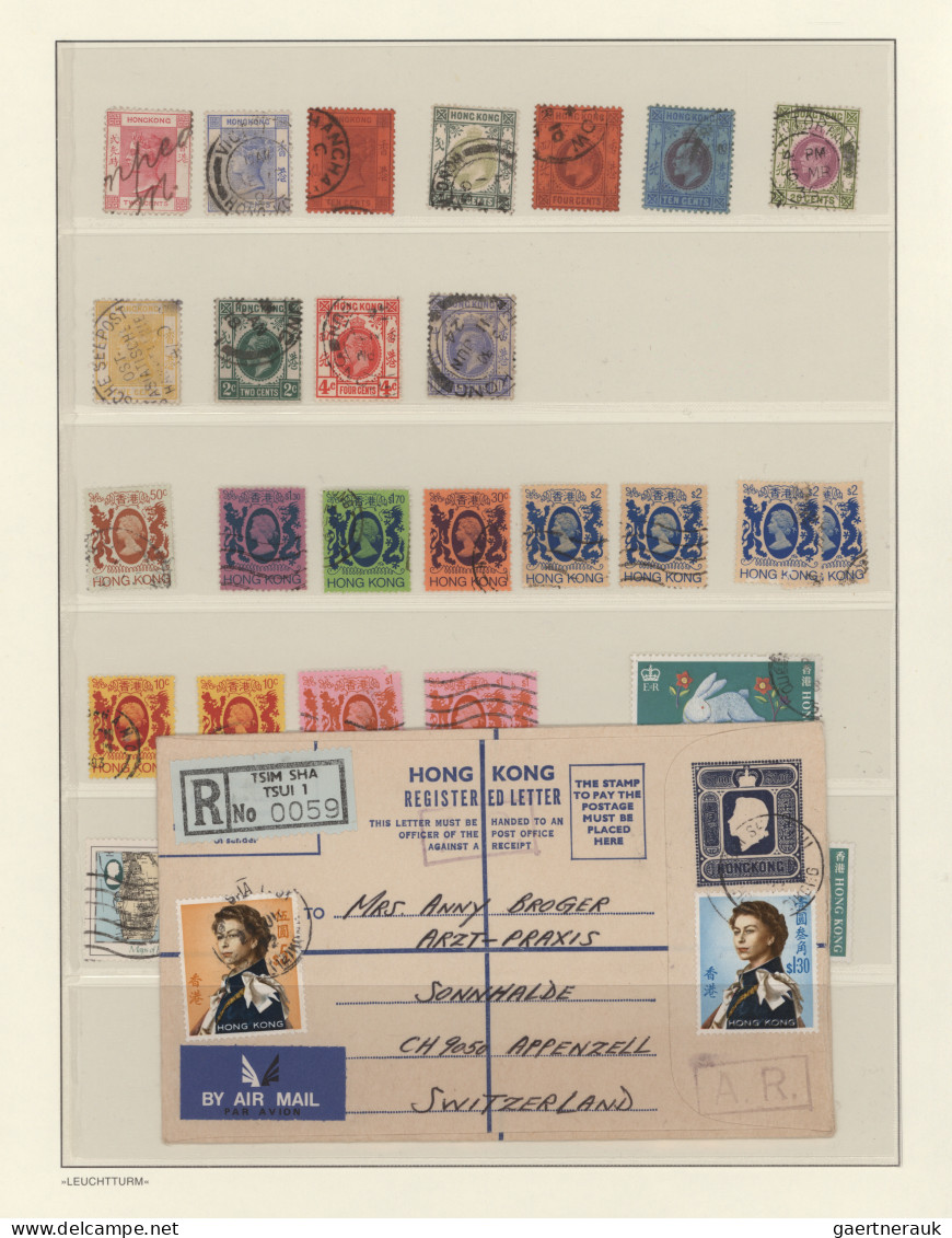 Hong Kong: 1896/2000, Collection/balance On Pages, Mostly Used With Many Complet - Andere & Zonder Classificatie