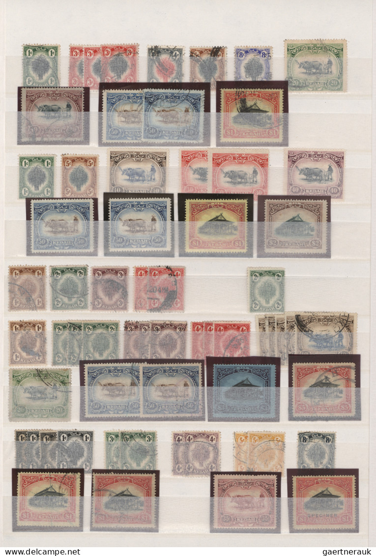 Malayan States: 1867/1960's Comprehensive mint and used collection of the variou