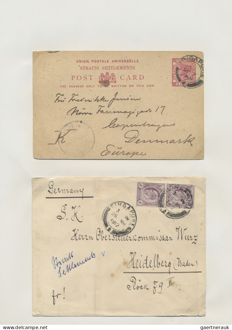 Malayan States: 1890's-1960's (c.): Collection of more than 400 covers, postcard