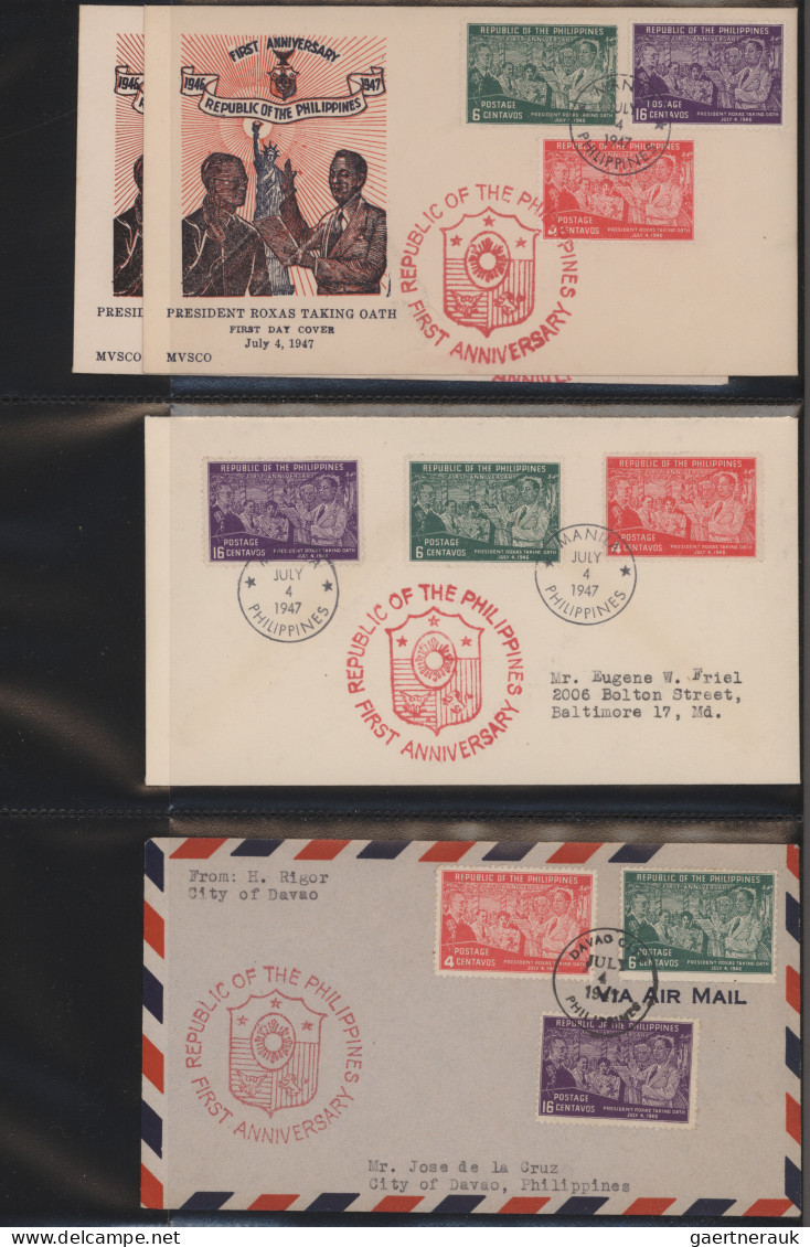 Philippines: 1926/2011, specialized collection of ca. 3210 FDC, chronologically