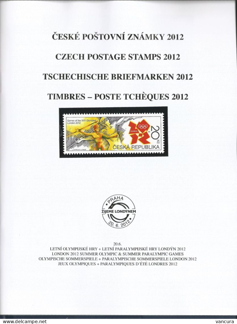 Czech Republic Year Book 2012 (with Blackprint) - Années Complètes