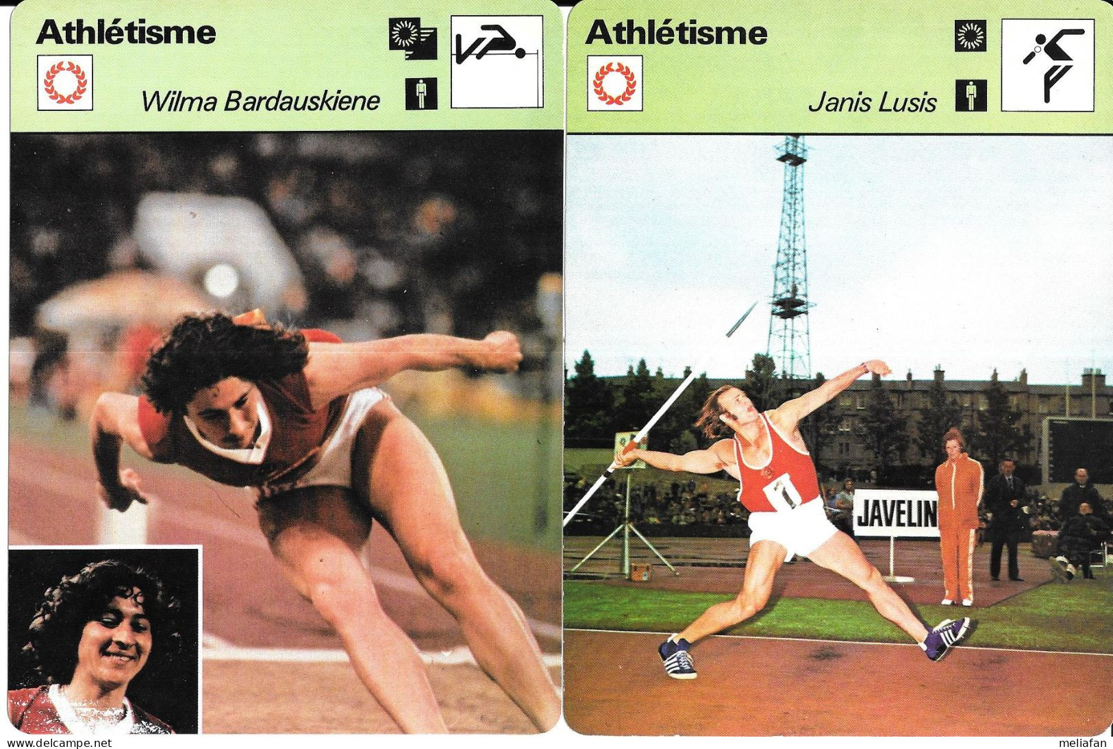 GF1998 - FICHES EDITION RENCONTRE - ILONA GUSENBAUER - YORDANKA BLAGOEVA - WILMA BARDAUSKIENE - JANIS LUSIS - Leichtathletik