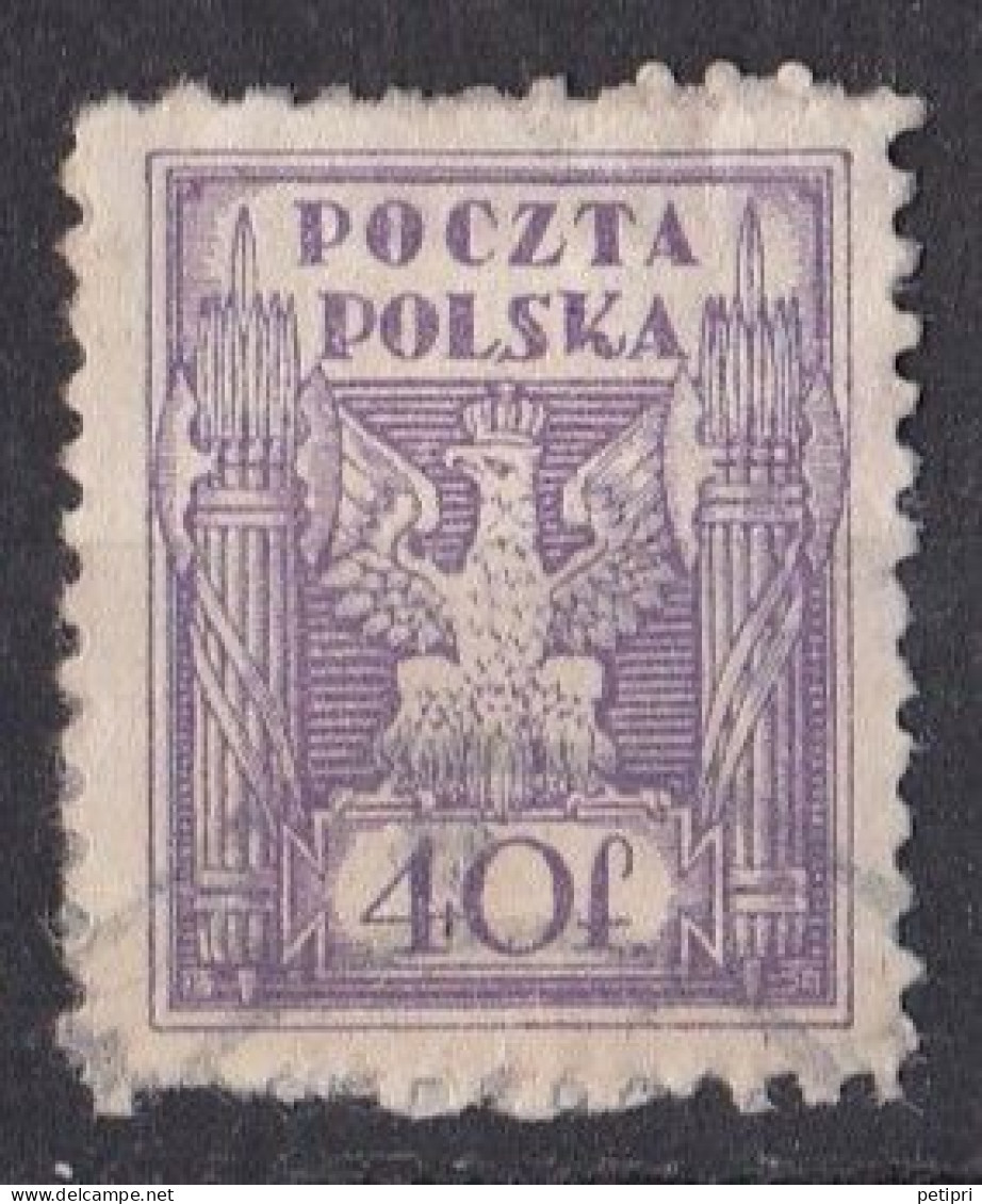 Pologne - République  1919  -  1939   Y & T N °  165   Oblitéré - Gebruikt