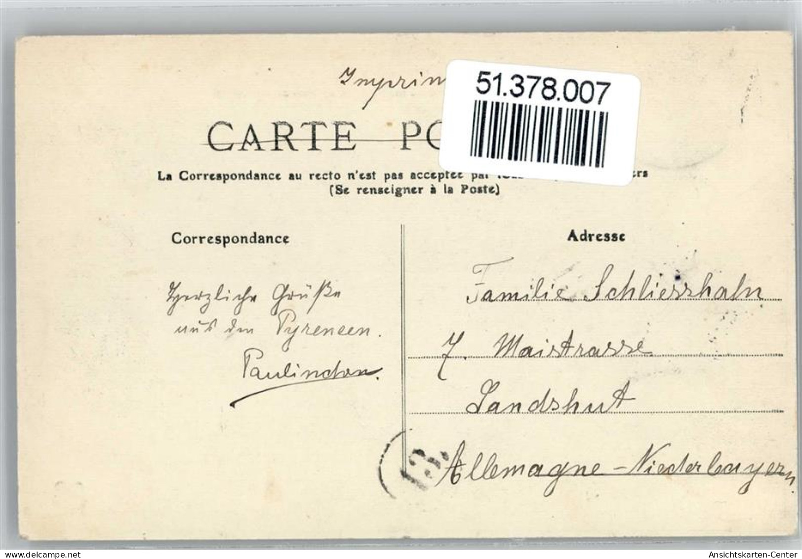 51378007 - Les Pyrenees - Other & Unclassified