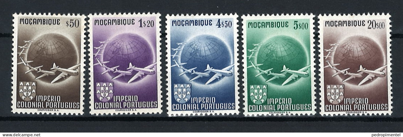 Portugal Mozambique 1949 "Around The World" Condition MVLH #348-352 - Mozambique