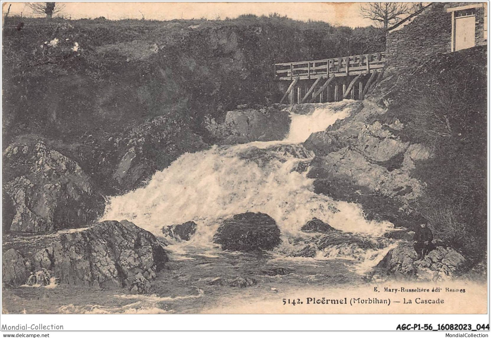 AGCP1-56-0023 - PLOERMEL - La Cascade - Ploërmel