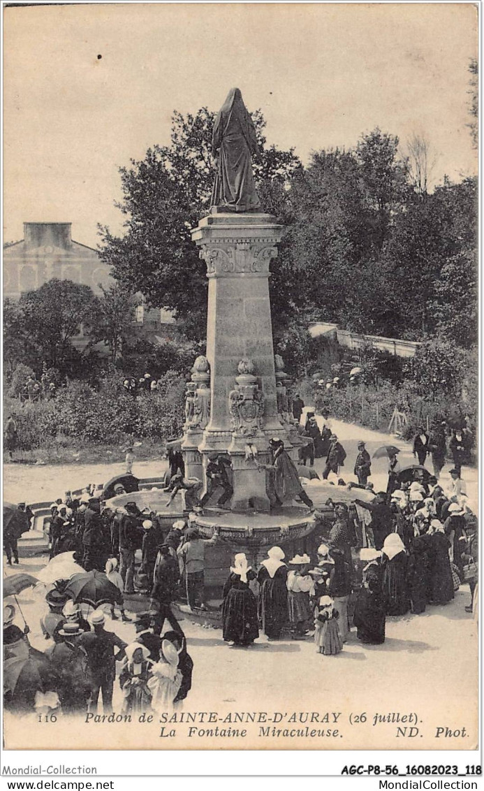 AGCP8-56-0685 - Pardon De SAINTE-ANNE-D'AURAY - La Fontaine Miraculeuse - Auray