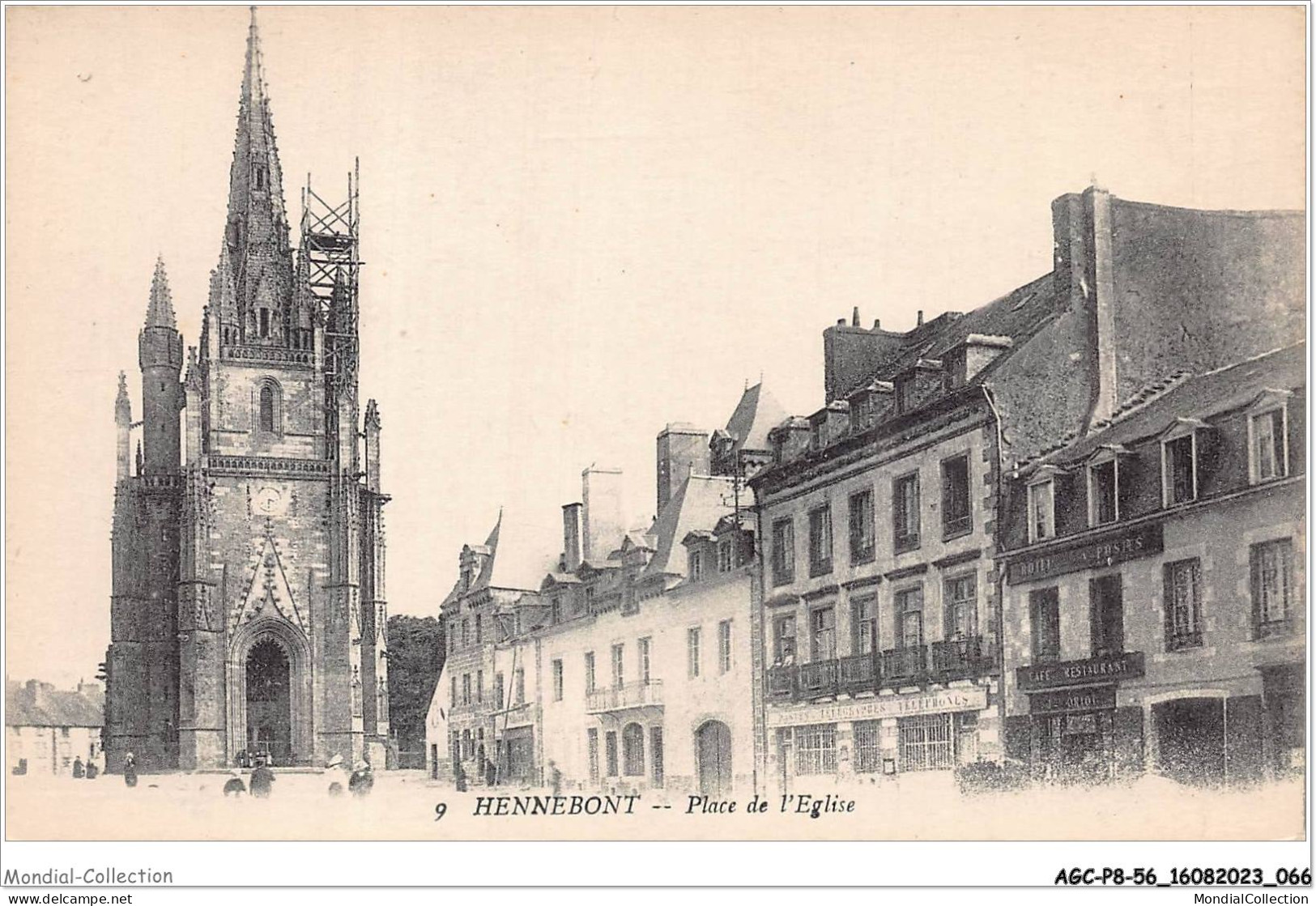 AGCP8-56-0659 - HENNEBONT - Place De L'eglise - Hennebont