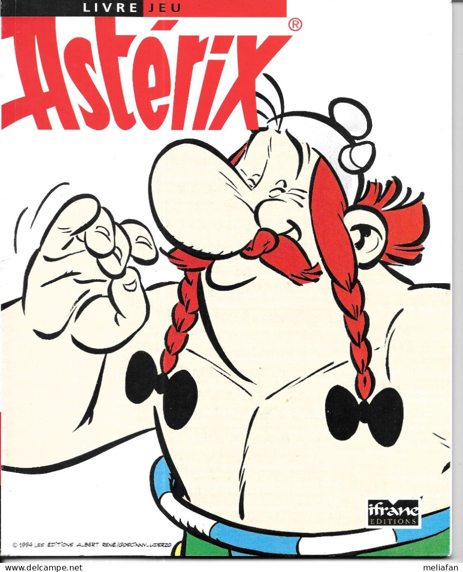 DF33 - LIVRE JEU ASTERIX EDITIONS IFRANE 1994 - N°2 OBELIX - 50 PAGES - FORMAT 21 X 26 Cm - Asterix