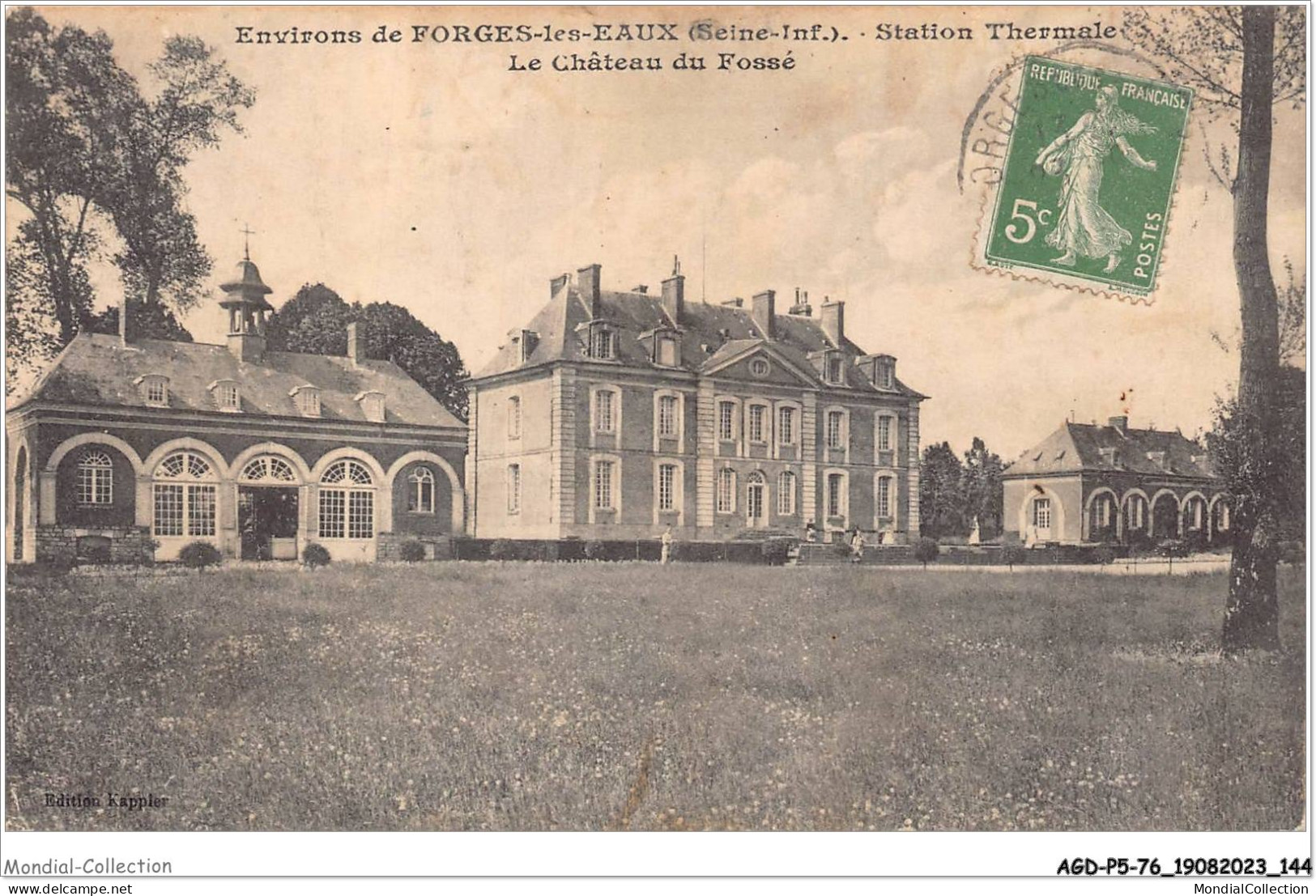 AGDP5-76-0427 - Environs De FORGES-LES-EAUX - Station Thermale - Le Château Du Fossé  - Forges Les Eaux