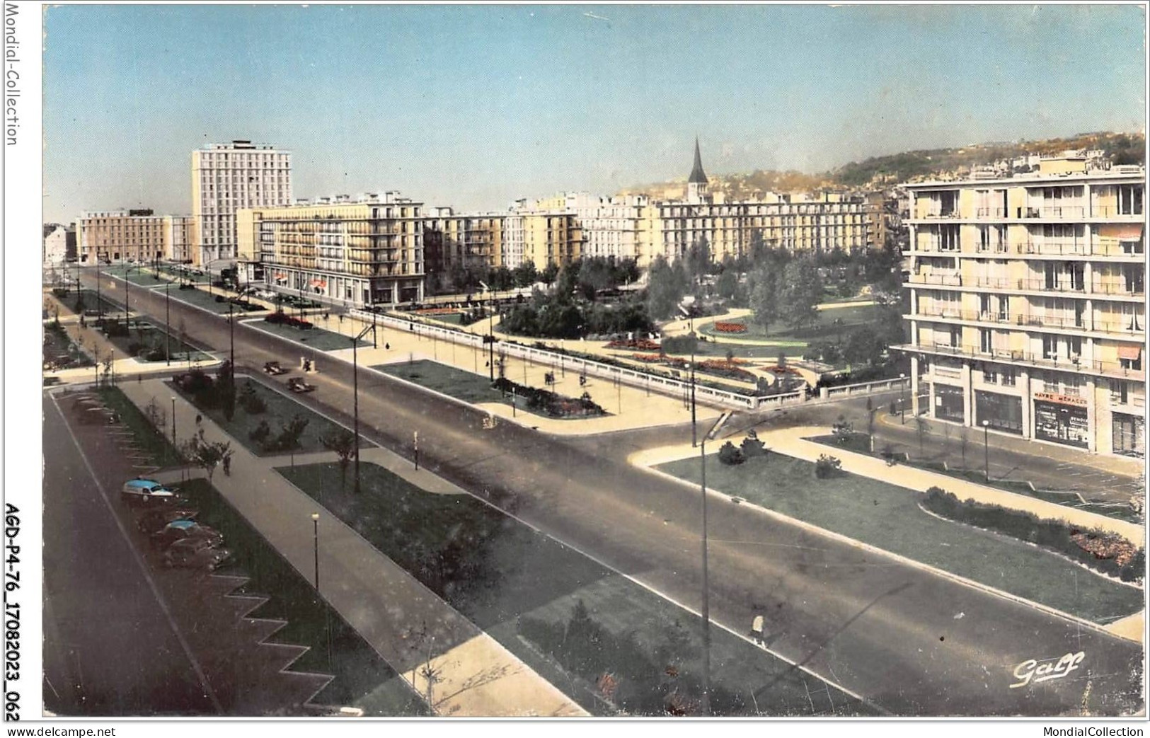 AGDP4-76-0301 - LE HAVRE - Avenue Foch Et Square St-roch  - Square Saint-Roch