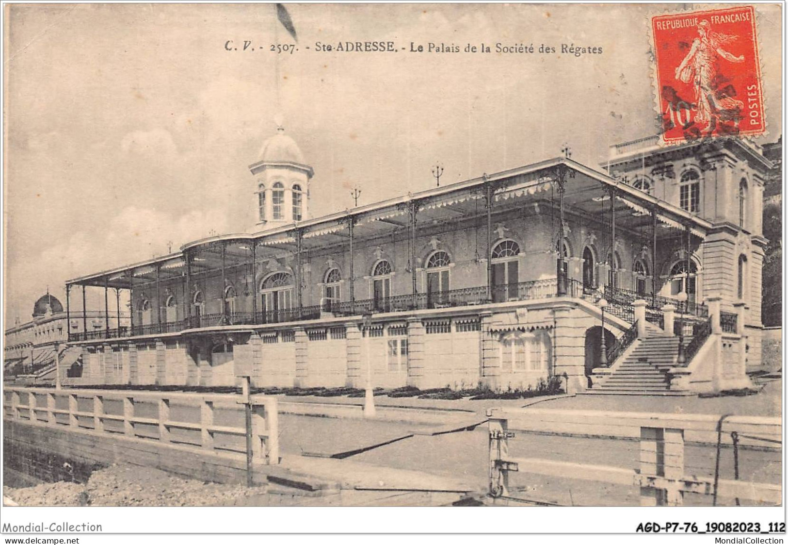 AGDP7-76-0579 - SAINTE-ADRESSE - Le Palais De La Société Des Régates - Sainte Adresse