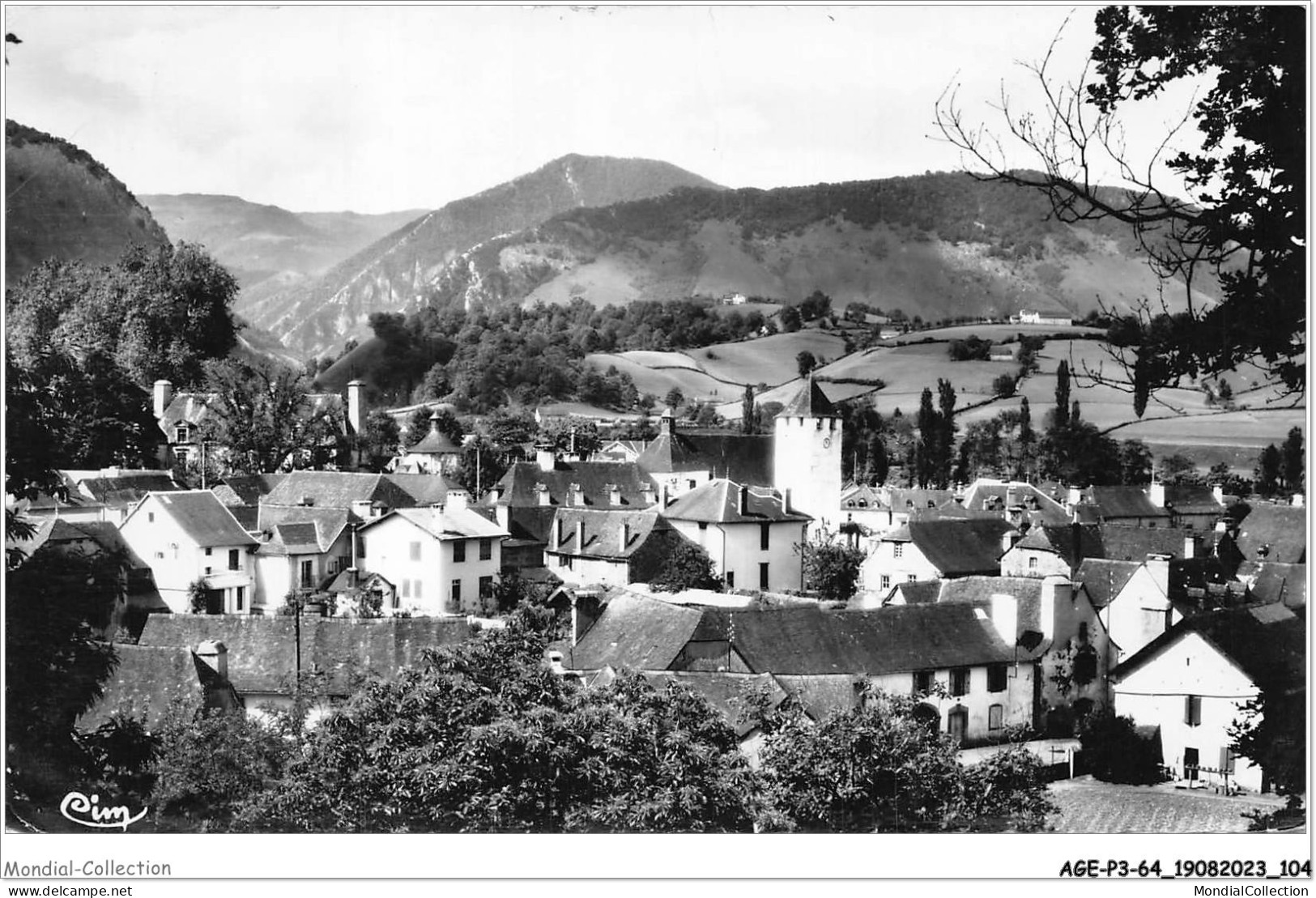 AGEP3-64-0245 - ARETTE - Basses-pyrénées - Centre Du Village Et Vue Sur Les Gorges D'ibarry - Oloron Sainte Marie