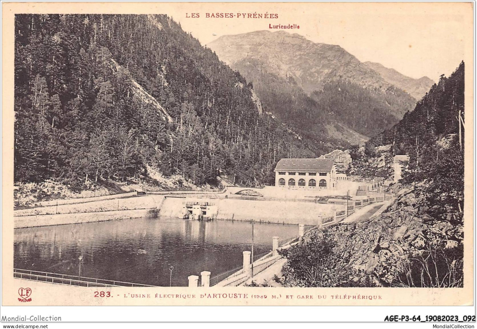 AGEP3-64-0239 - Les Basses-pyrénées - L'usine électrique - D'ARTOUSTE - Et Gare Du Téléphérique - Laruns