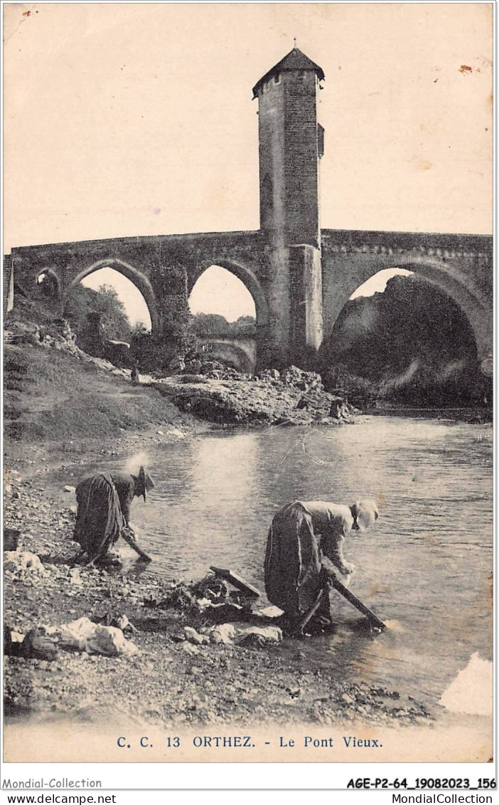 AGEP2-64-0165 - ORTHEZ - Le Pont Vieux - Orthez