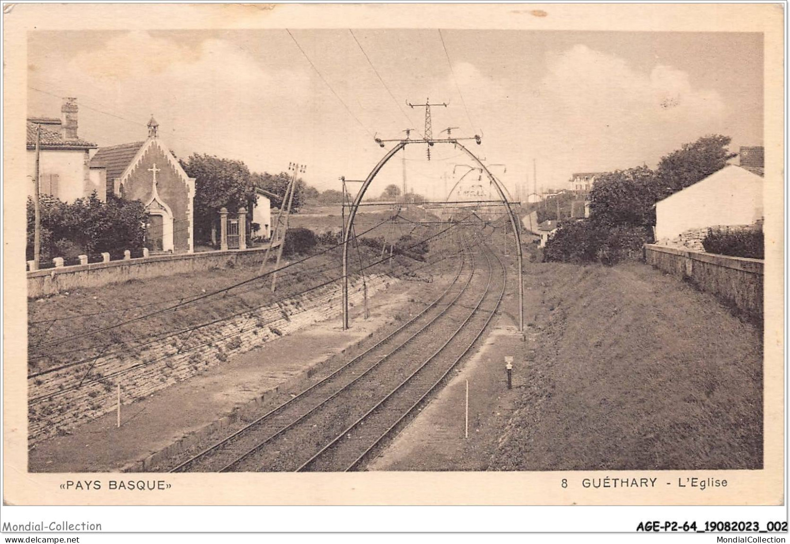 AGEP2-64-0088 - Pays Basque - GUETHARY - L'église - Guethary