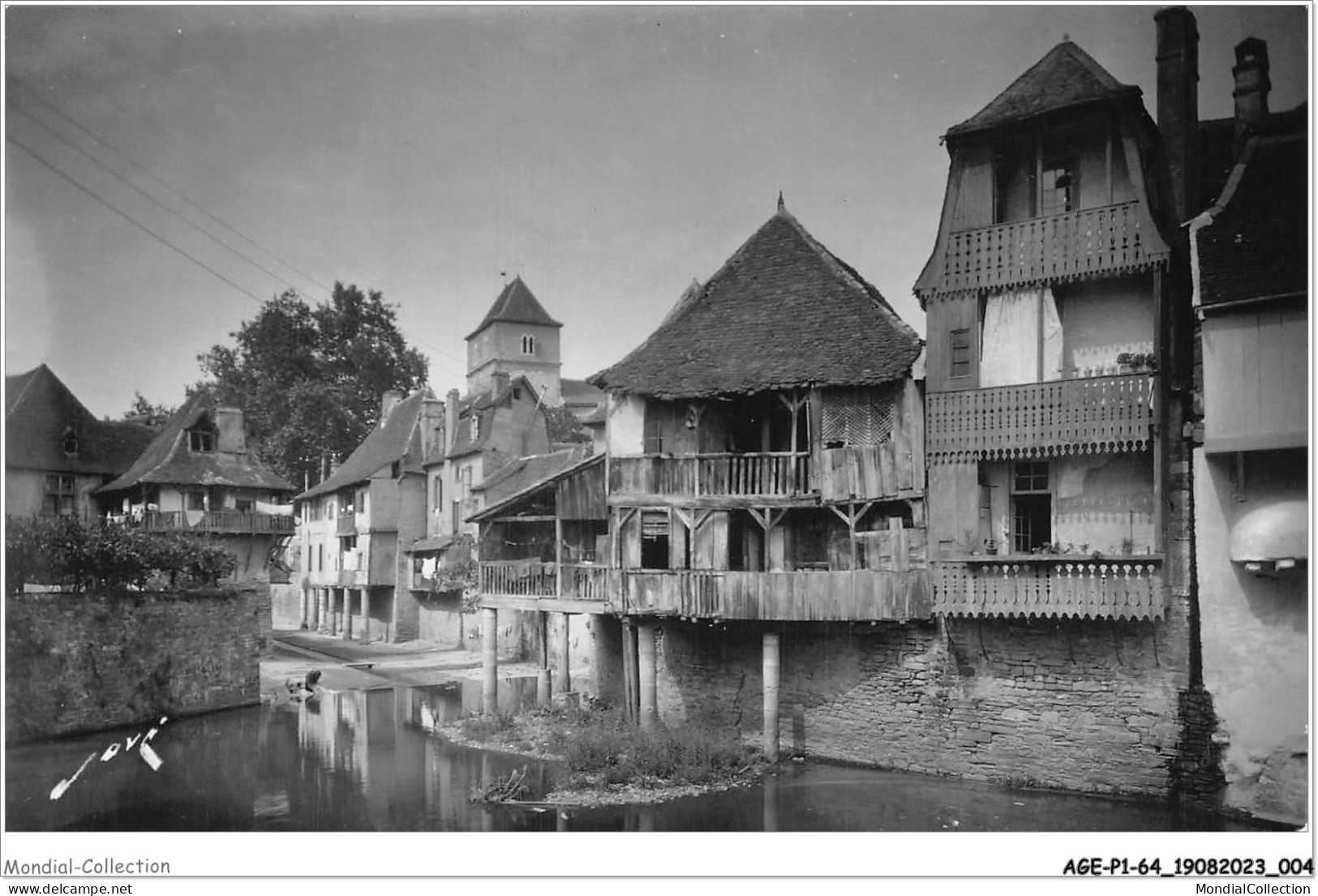 AGEP1-64-0003 - Toute La France - SALIES-DE-BEARN - Vieilles Maisons Sur Le Saleys - Salies De Bearn