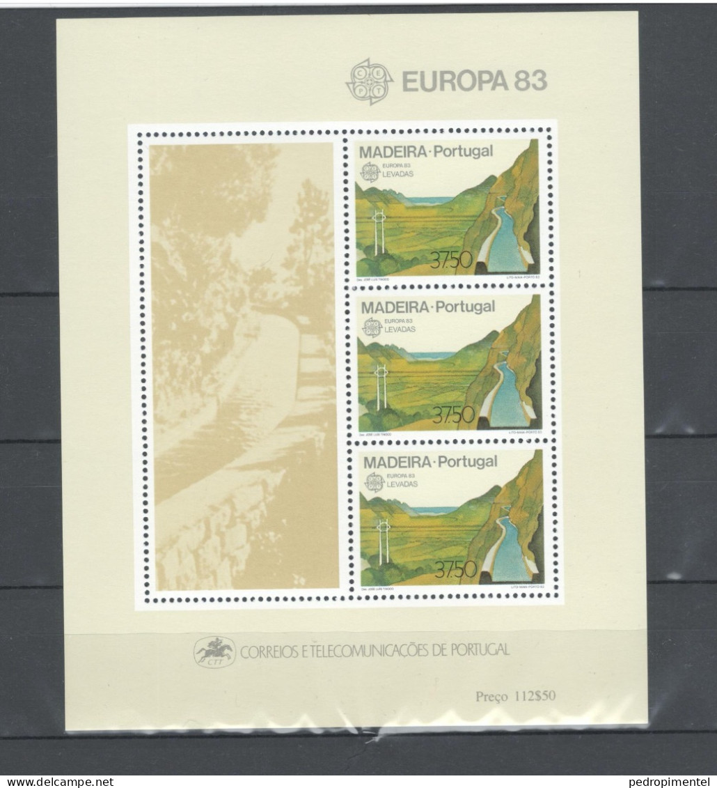 Portugal Madeira 1984 "Europa CEPT" Condition MNH OG Mundifil #1656&1658 (2 Minisheets) - Ungebraucht