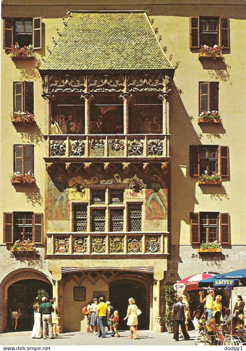 THE GOLDEN ROOF, INNSBRUCK, TIROL, AUSTRIA. UNUSED POSTCARD My2 - Innsbruck