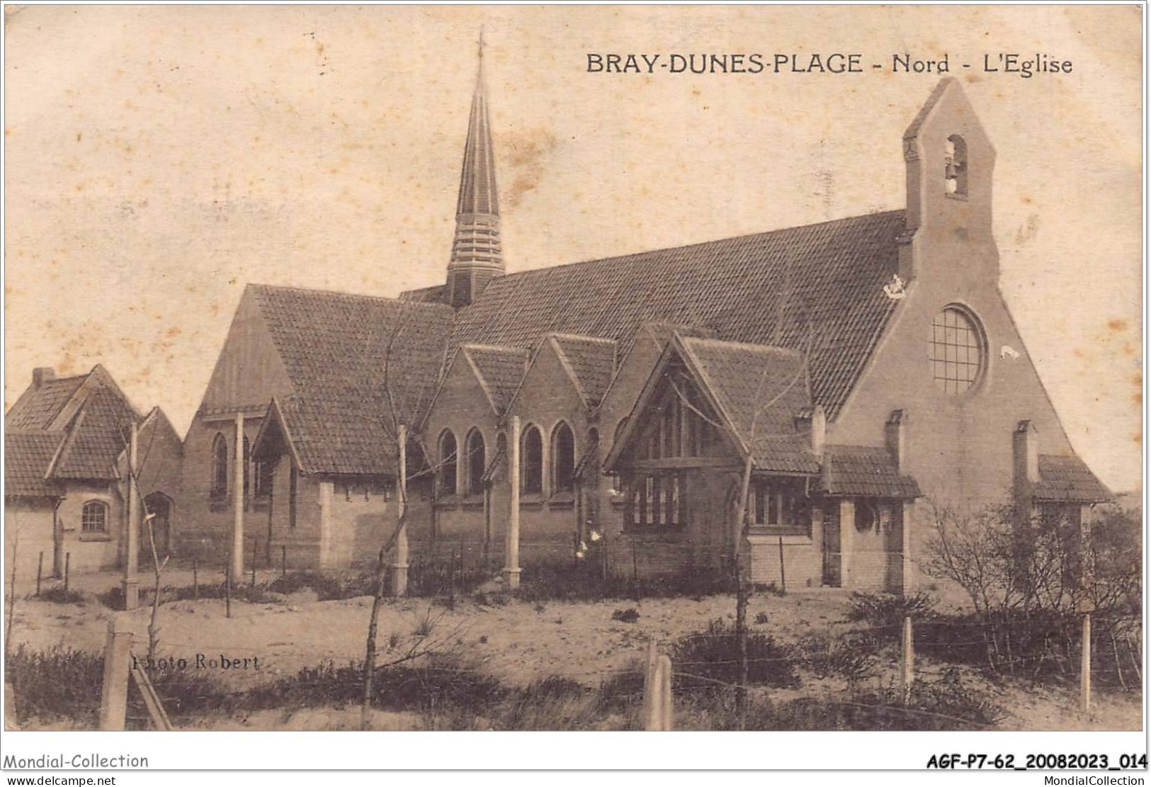 AGFP7-62-0593 - BRAY-DUNES-PLAGE - Nord - L'église - Bray-Dunes