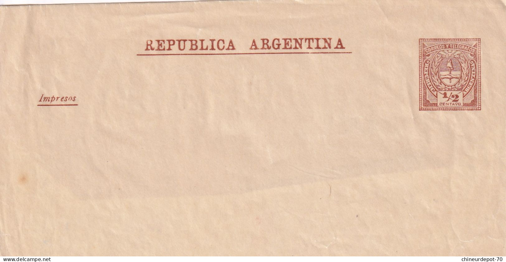 Enveloppe Argentine Argentina - Entiers Postaux