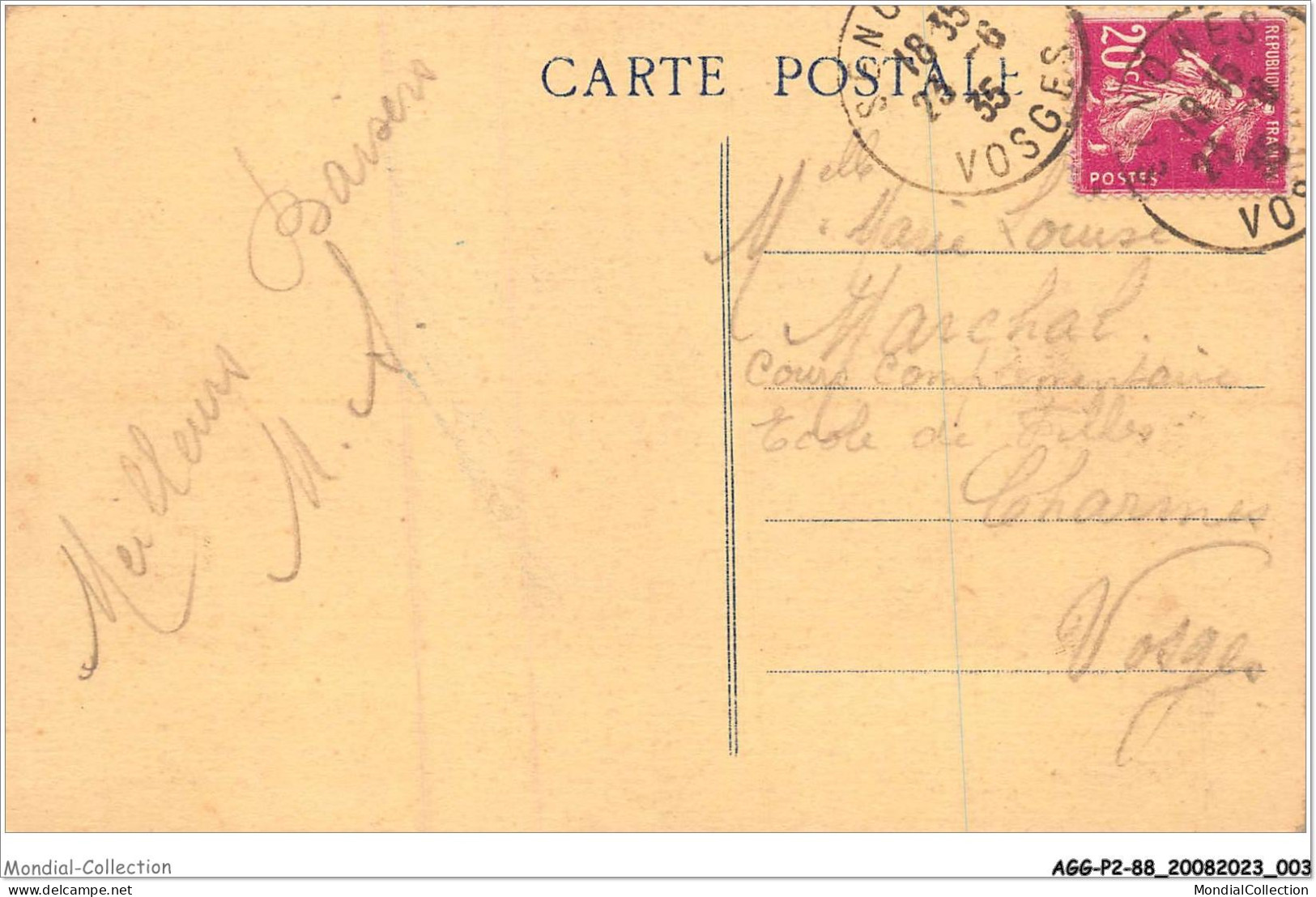 AGGP2-88-0083 - SENONES - L'hopital - Senones