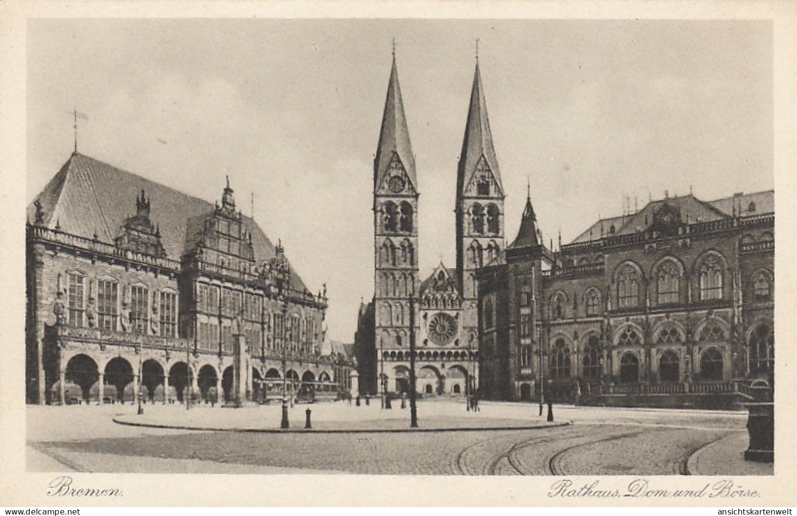 Bremen, Rathaus, Dom Und Börse Ngl #E7699 - Sonstige & Ohne Zuordnung