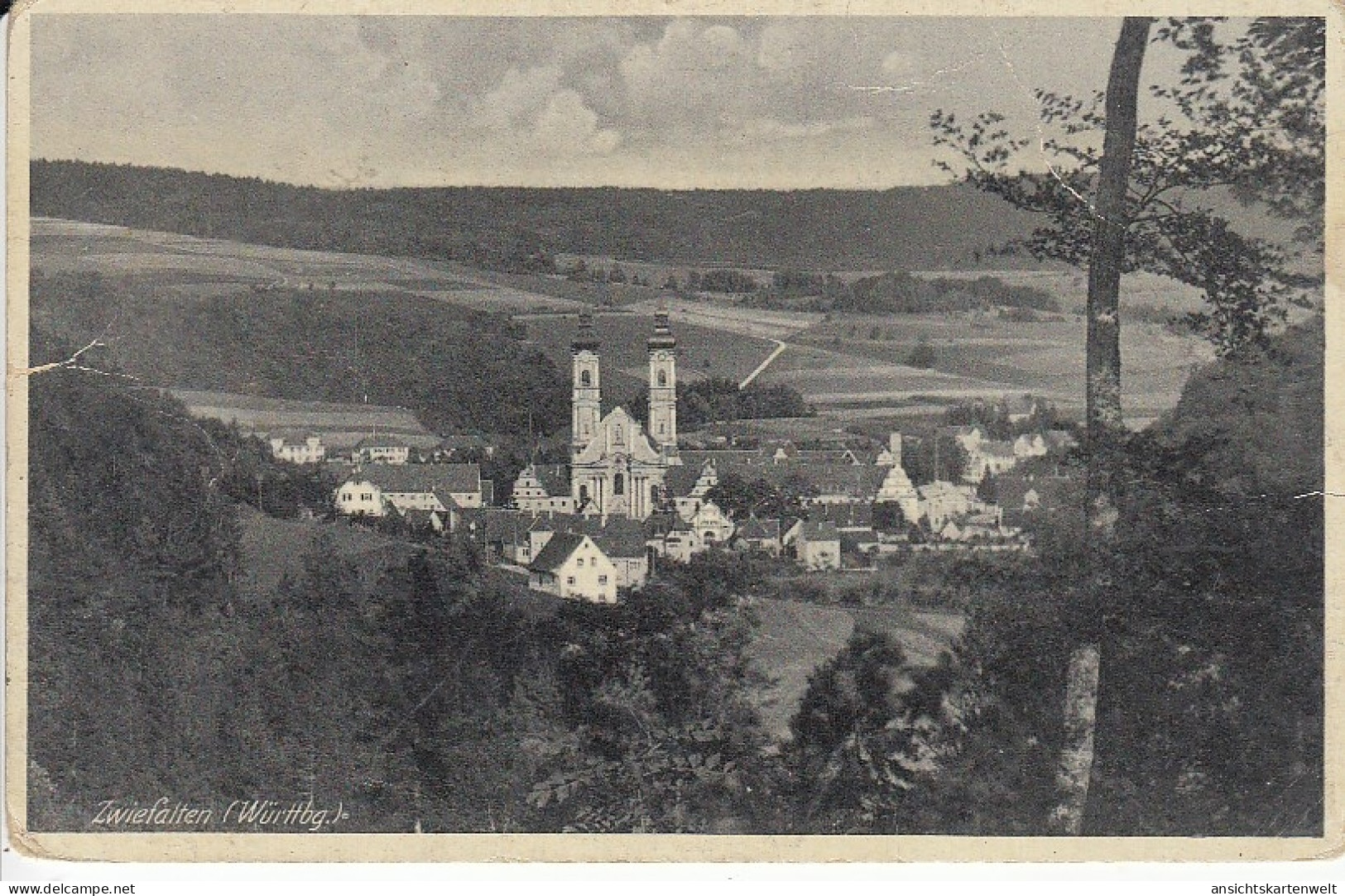 Blick Auf Zwiefalten, Württ. Glum 1920? #F0183 - Esculturas