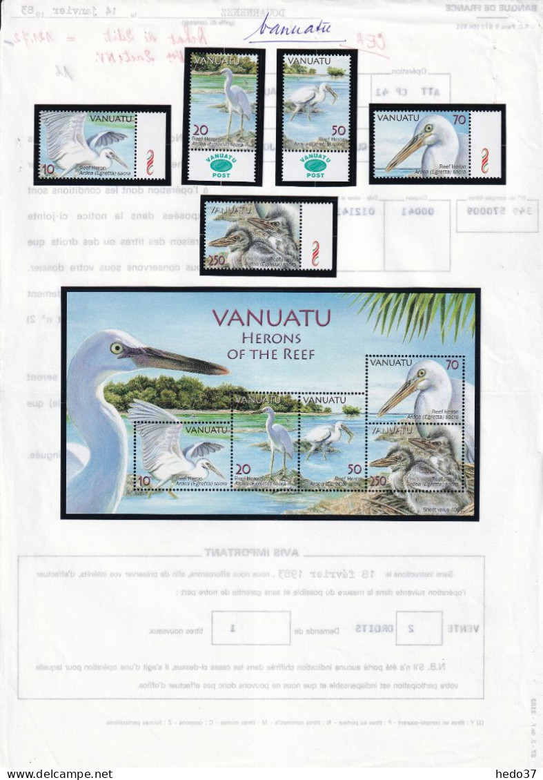 Vanuatu - Collection 2001/2017 - Neufs ** sans charnière - Cote Yvert 1360 € - TB