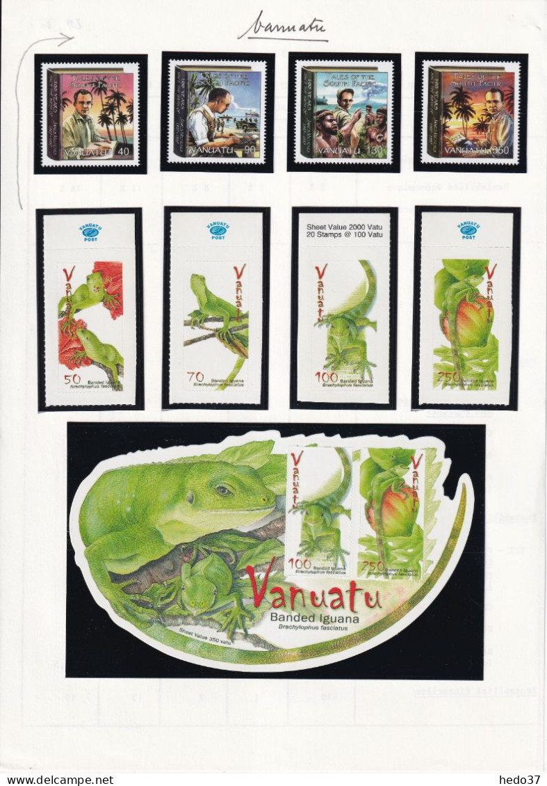 Vanuatu - Collection 2001/2017 - Neufs ** sans charnière - Cote Yvert 1360 € - TB