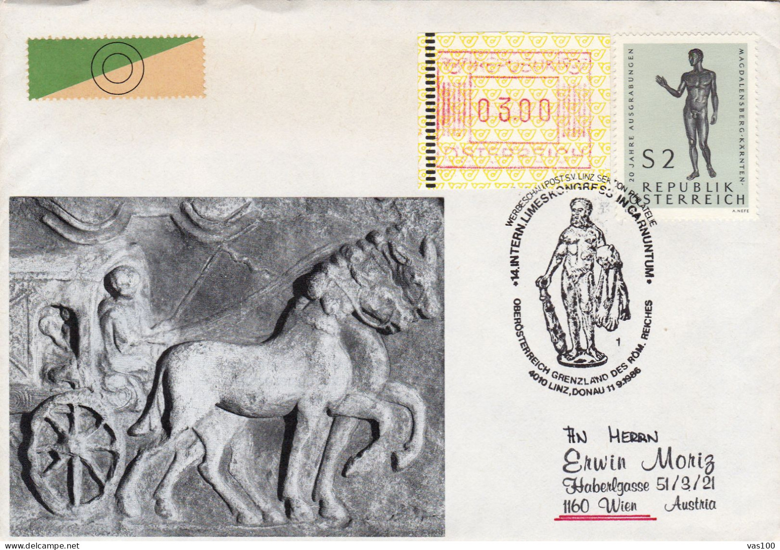 AUSTRIA POSTAL HISTORY / ANTIQUITY,11.09.1986 - Covers & Documents