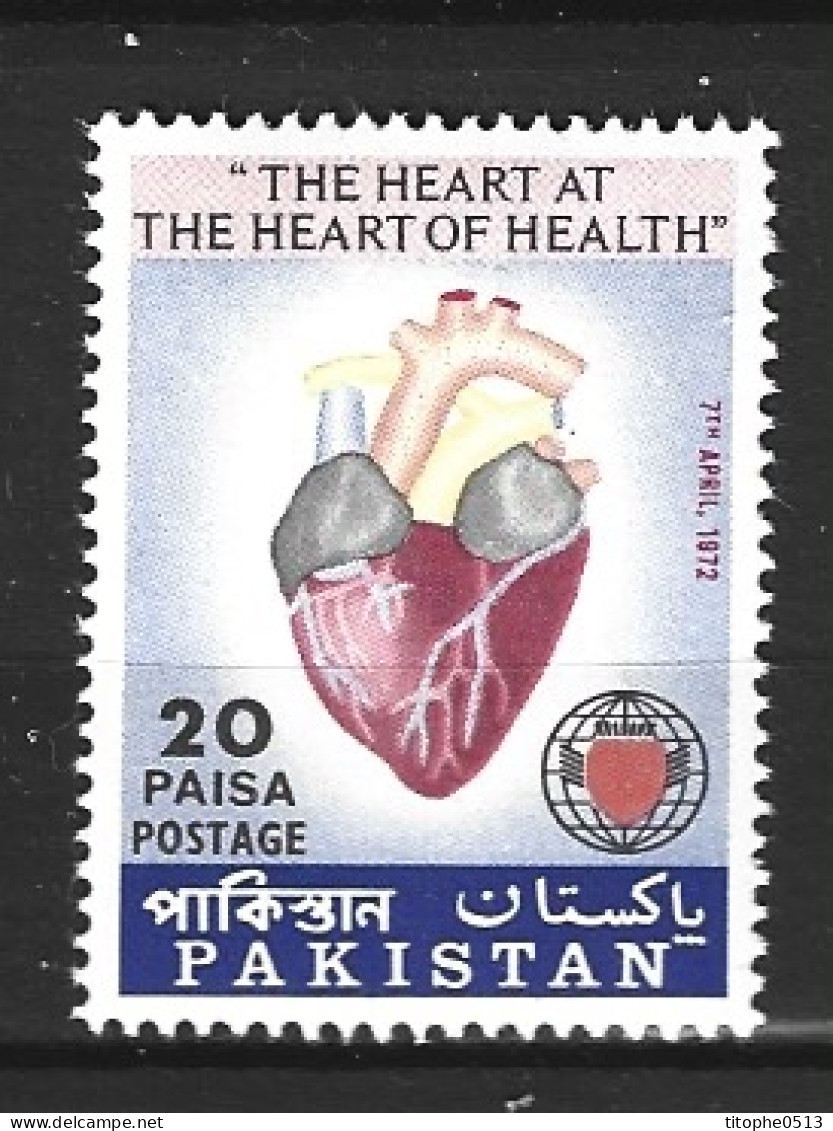 PAKISTAN. N°316 De 1972. Coeur. - Médecine