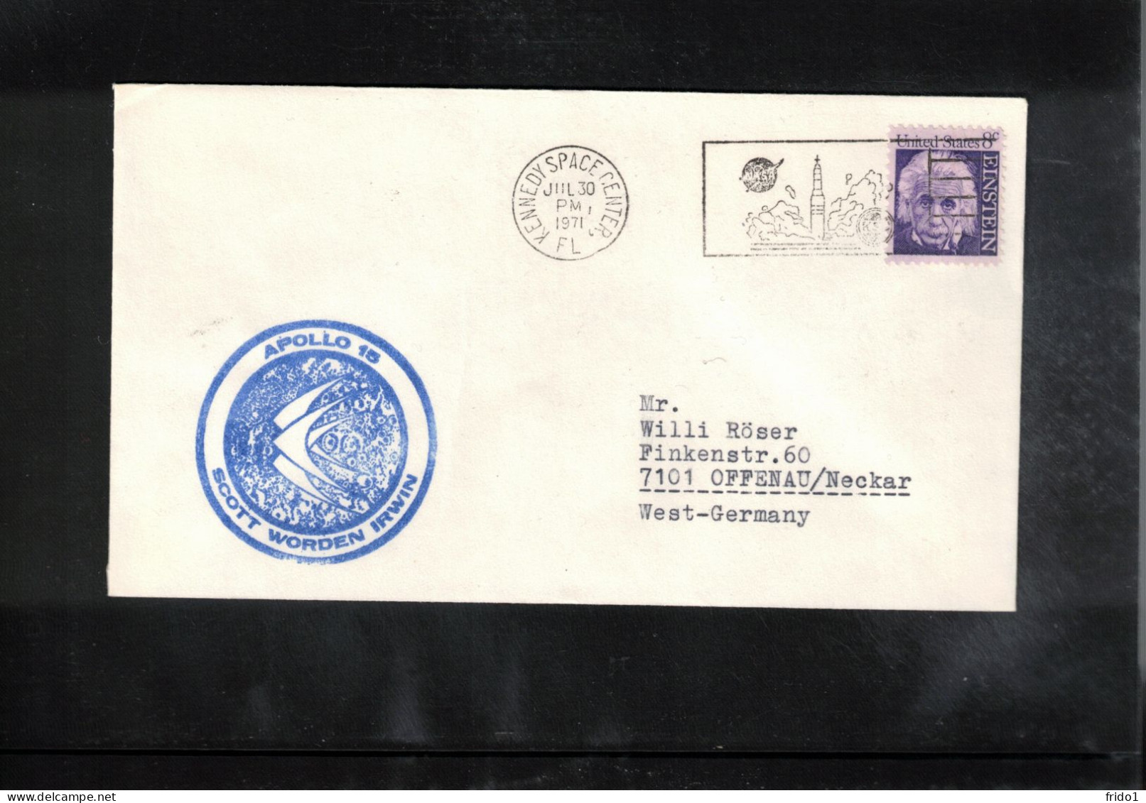 USA 1971 Space / Weltraum - Apollo 15  Interesting Cover - Verenigde Staten