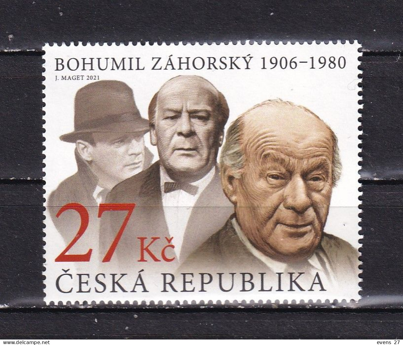 CZECH REPUBLIC-2021-BOHUMIL ZAHORSKY-MNH. - Neufs