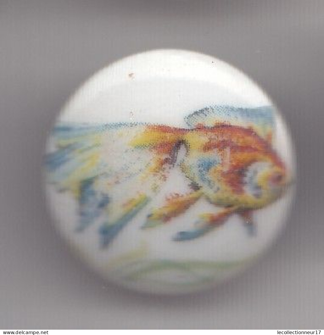 Pin's A.M. En Porcelaine De Limoges Poisson  Réf 8142 - Animals