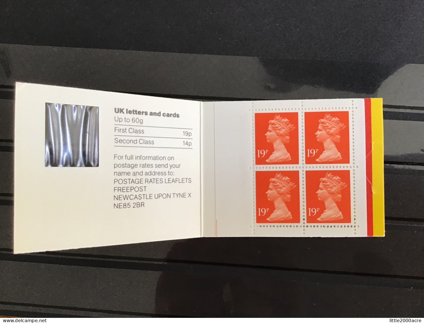 GB 1988 4 19p Stamps Barcode Booklet £0.76 MNH SG GD2 L - Markenheftchen