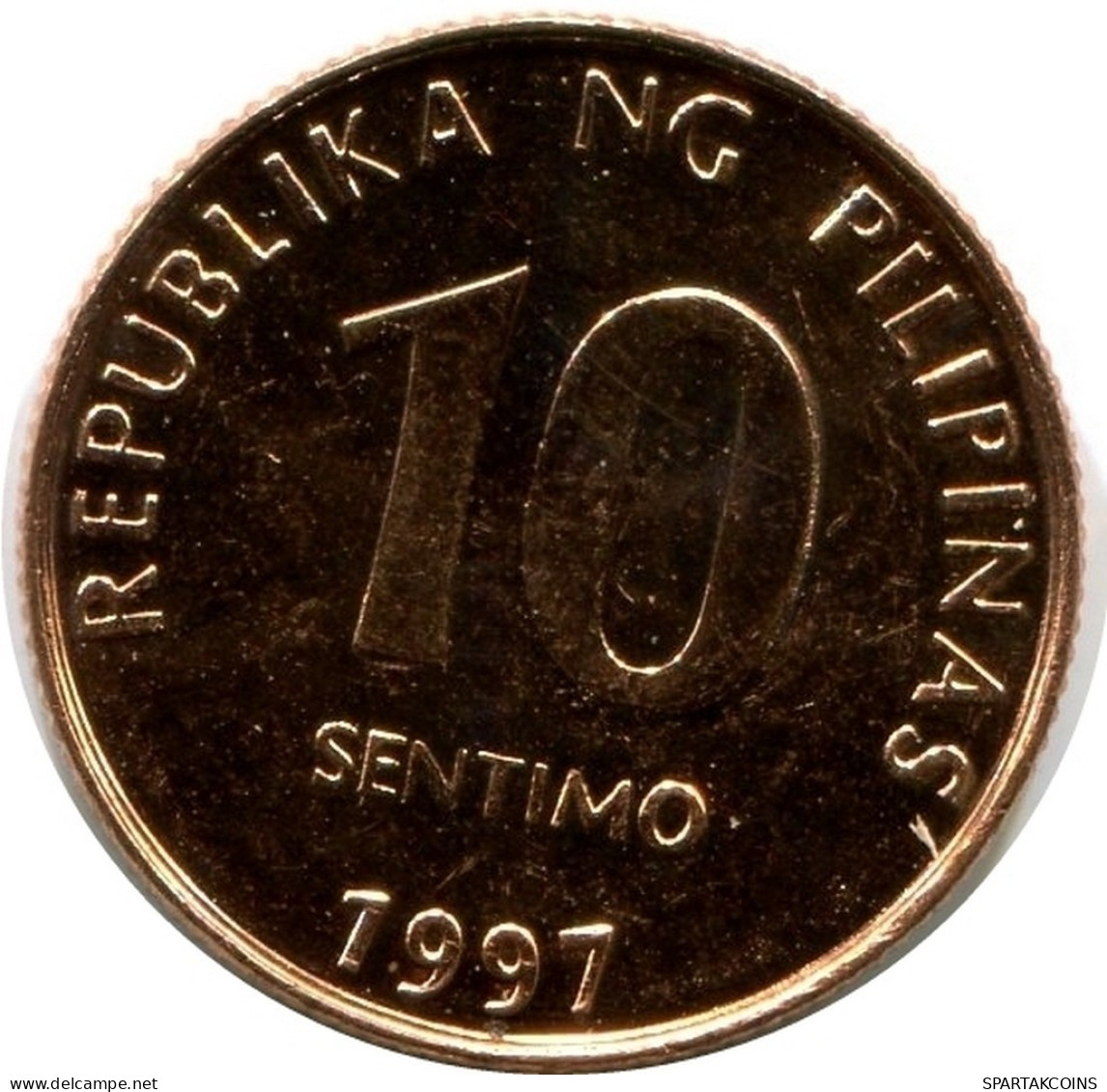 10 CENTIMO 1997 PHILIPPINES UNC Coin #M10116.U.A - Philippinen